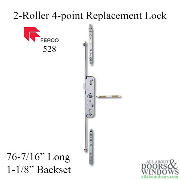Atrium Ferco 528 Replacement Multipoint Lock Kit – 28mm Backset, 70mm Handle Spacing
