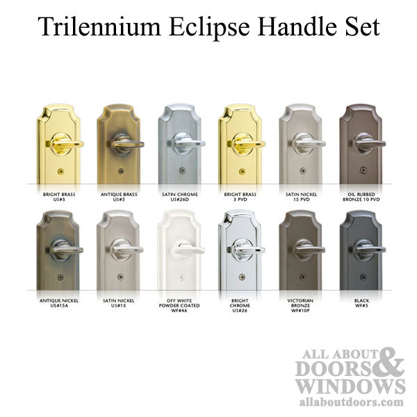 Trilennium 3000 Series Grip Handle for Multipoint Locks – Left Hand, SC1 Keyway, Satin Nickel