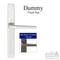 Hoppe Frankfurt Dummy Handleset for Multipoint Doors – Chestnut