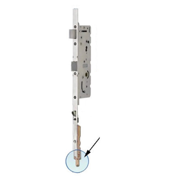 Hoppe HLS Series 7 Active Bottom Gear with Tongue and Shootbolt – 45mm Backset, 36" Handle Height, Right Hand