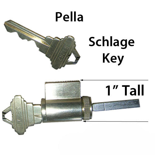 Pella Keyed 5-Pin Cylinder – Schlage SC-1 Keyway