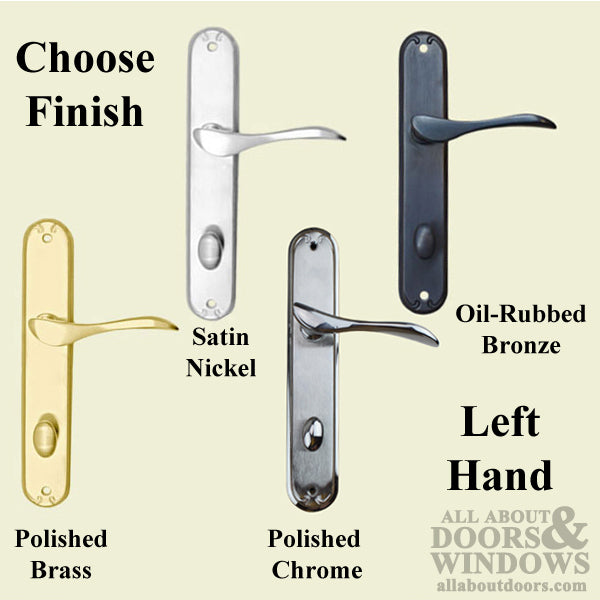 Pella Left Hand Active Handle Set for Multipoint Doors – 92mm PZ