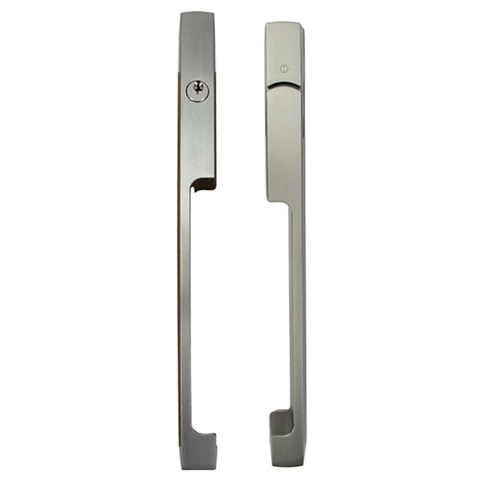 Hoppe Dallas Sliding Door Handle – Right Hand, Alpine Frost
