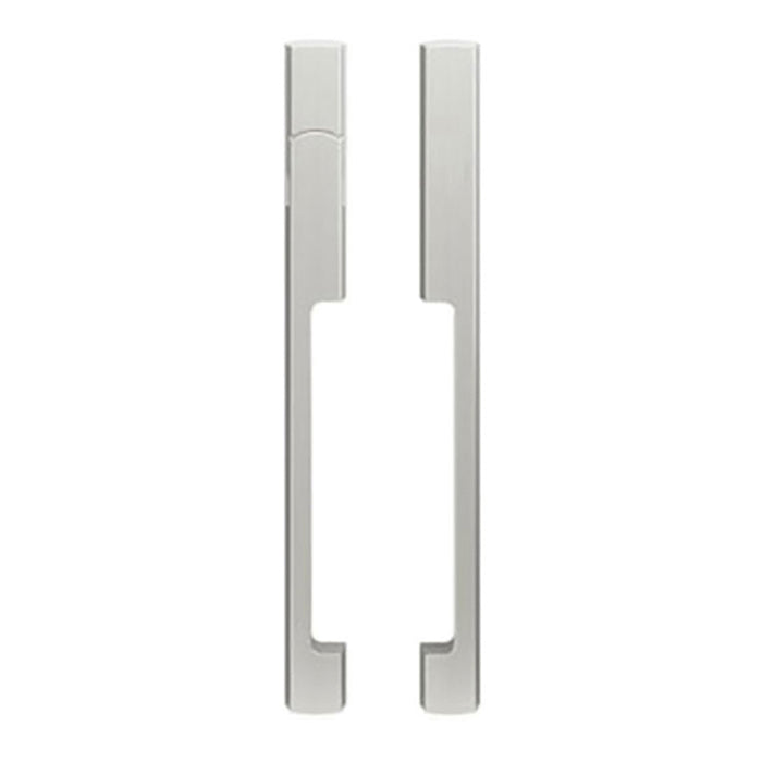 Hoppe Dallas Non-Keyed Sliding Door Handle – Left Hand, 1-3/4" Door, Alpine Frost