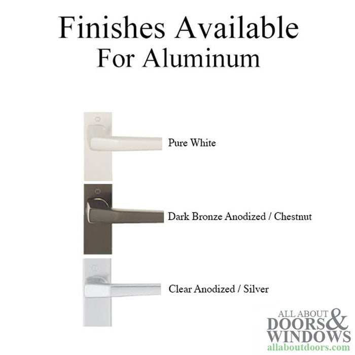 Hoppe Frankfurt Active Multipoint Handleset – 92mm PZ, Clear Anodized