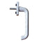 Tilt/Slide Door Handle – White, 12mm Lugs, 90° Cylinder