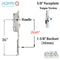 Hoppe Multipoint Gear with Tongue – 35mm Backset, 92mm PZ, 36" Handle Height