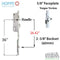 Hoppe HLS9000 Bottom Gear – 60mm Backset, 92mm PZ, 36" Handle Height