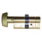 Yale Anti-Snap Euro Key & Turn Cylinder – 35/35, Satin Brass