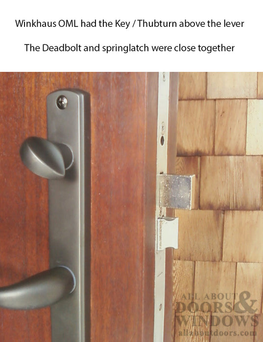 Winkhaus One Motion Lock for Double Doors – 45mm Backset, 92mm PZ, Key Above