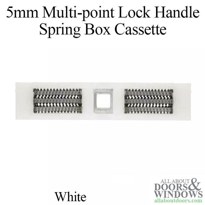 Handle Spring Cassette for Multipoint Lock Handles – 5mm, White