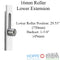 Hoppe HLS9000 Bottom Gear – Two Roller, 45mm Backset, Manual Locking