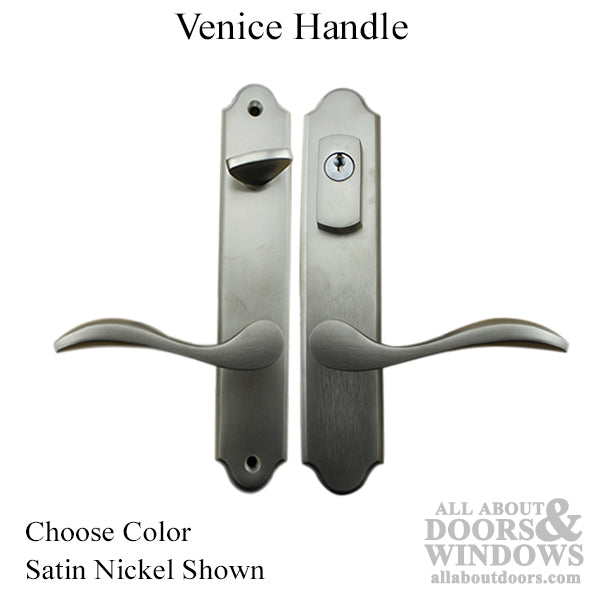 G-U Venice Active Handleset Trim – 45mm Backset, 92mm PZ, American Cylinder