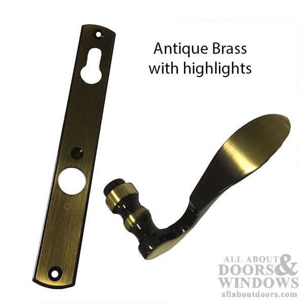 Hoppe Munchen Active Multipoint Handleset – 92mm PZ, Antique Brass