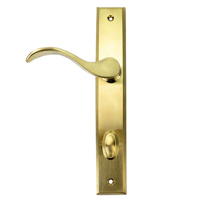 Pella Virago Handleset Active Keyed Trim – 92mm PZ, Polished Brass