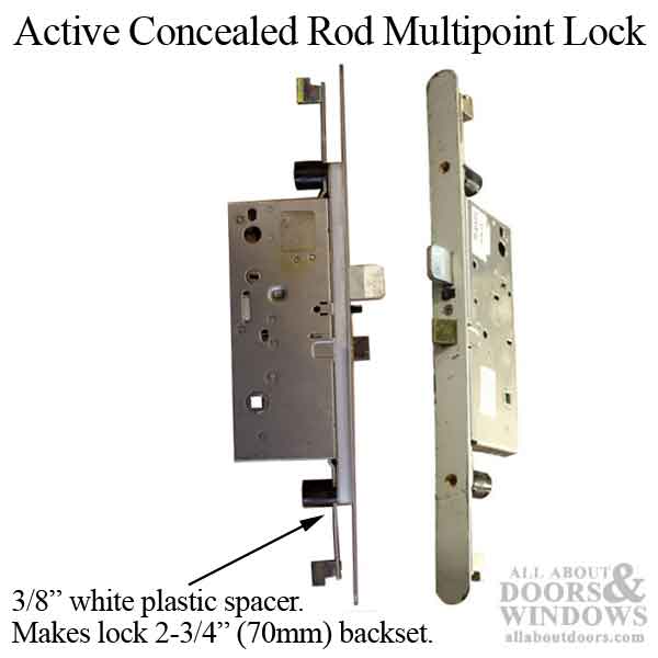 Ashland Active Multipoint Lock – 70mm Backset, Radius Faceplate