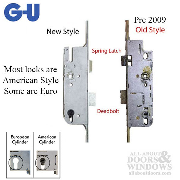GU Tripact Europa 3-Point Multipoint Lock – 92mm PZ, Tongue Version