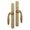 Hoppe M151 Sliding Door Handleset – Non-Keyed, Antique Brass