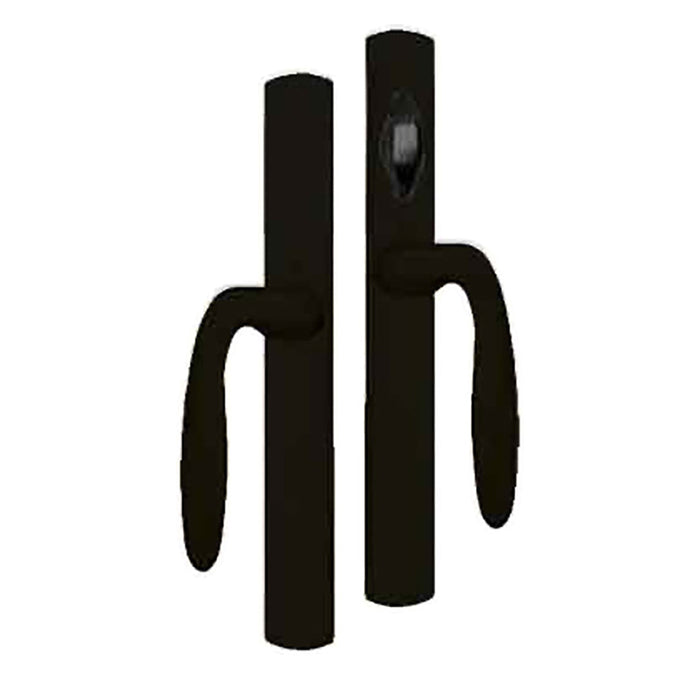 Hoppe M151 Sliding Door Handleset – Non-Keyed, Matte Black