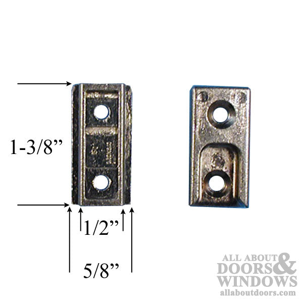 GU Lock Plate for Roller Multipoint Lock – 1/2" Base