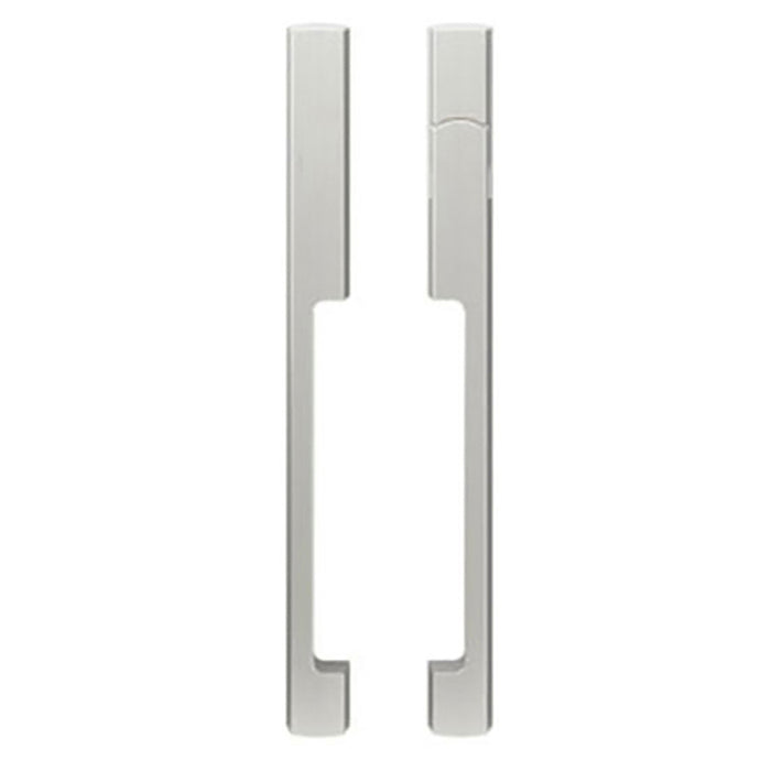 Hoppe Dallas Sliding Door Handle – Right Hand, Alpine Frost, Non-Keyed