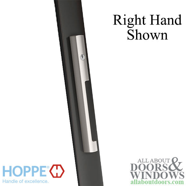 Hoppe Dallas Dummy Sliding Door Handle – Right Hand, Alpine Frost