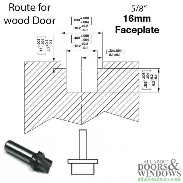 Hoppe HLS9000 Bottom Gear – 60mm Backset, 92mm PZ, 36" Handle Height