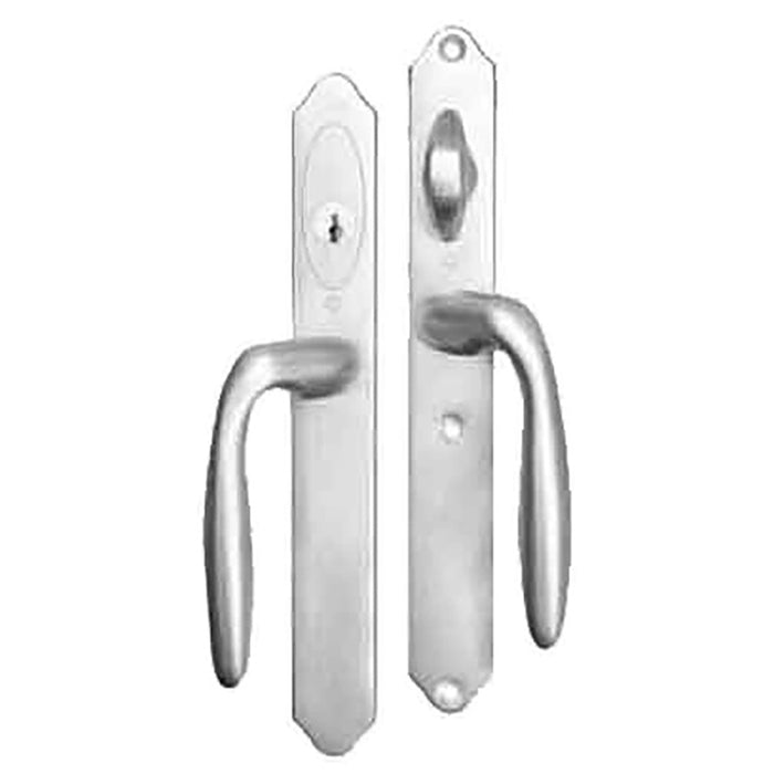 Hoppe M151VK Active Sliding Door Handleset – Keyed, Satin Nickel