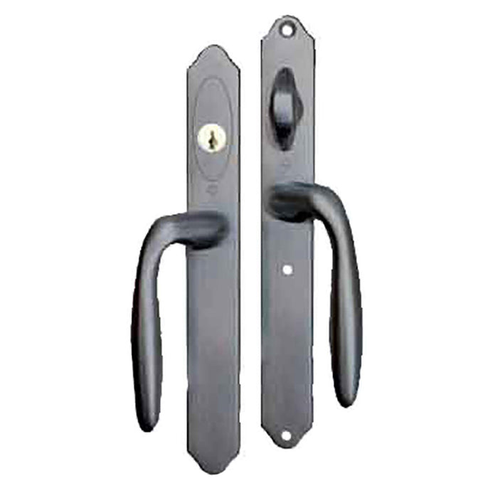 Hoppe M151 Sliding Door Keyed Handleset – Oil Rubbed Brass