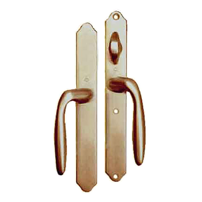 Hoppe M151 Sliding Door Handleset – Non-Keyed, Antique Brass