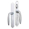 Hoppe M151 Sliding Door Handleset – Non-Keyed, Brushed Chrome