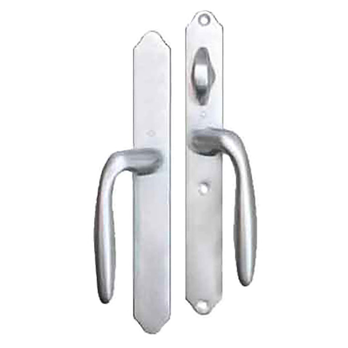 Hoppe M151 Sliding Door Handleset – Non-Keyed, Brushed Chrome