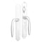 Hoppe M151 Sliding Door Handleset – Non-Keyed, White
