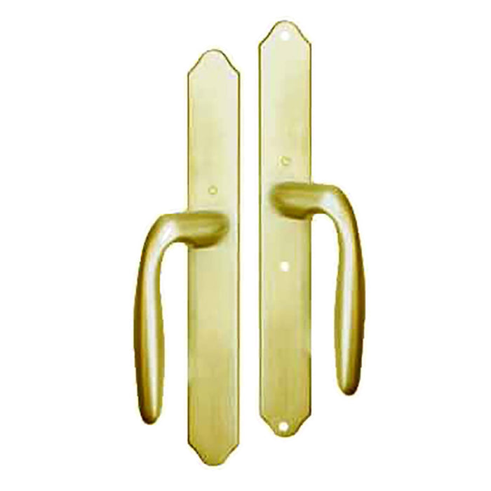 Hoppe M151 Sliding Door Fixed Dummy Handleset – Resista Brass