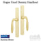 Hoppe M151 Fixed Dummy Handle Set for Sliding Doors – Resista Brass