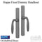 Hoppe M151VK Fixed Dummy Handle Set for Sliding Doors – Oil Rubbed Brass