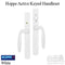 Hoppe M151VK Active Sliding Door Handleset – Keyed, White