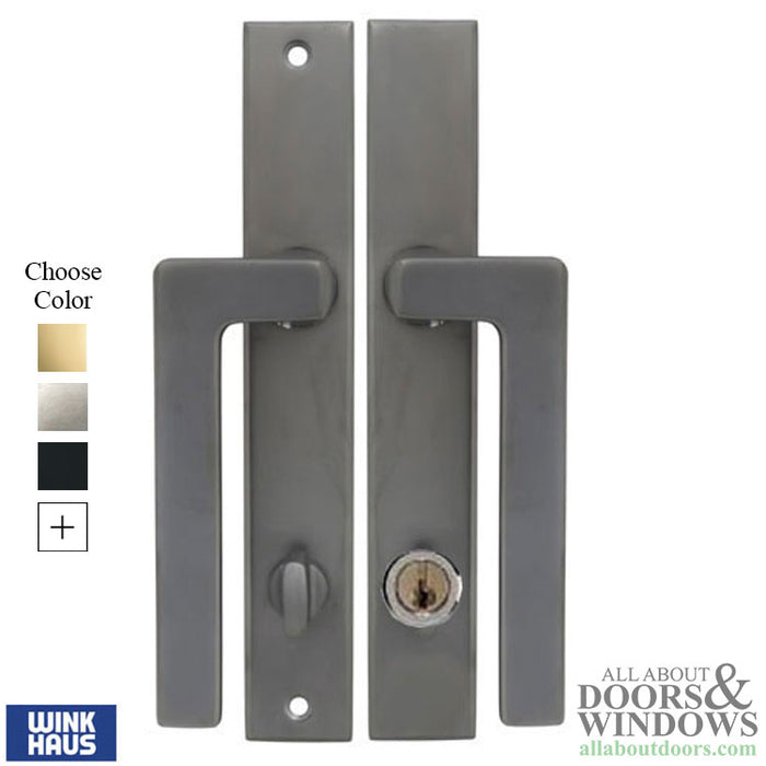 Miami Sliding Patio Door Handle Set – Keyed, Right Hand, Stainless Steel