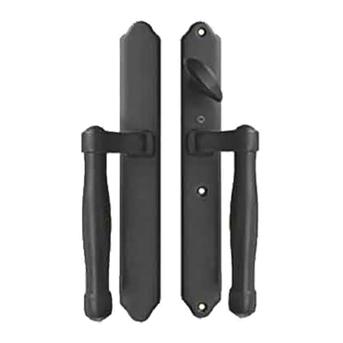 Hoppe Sliding Door Handleset – Active Non-Keyed, Matte Black