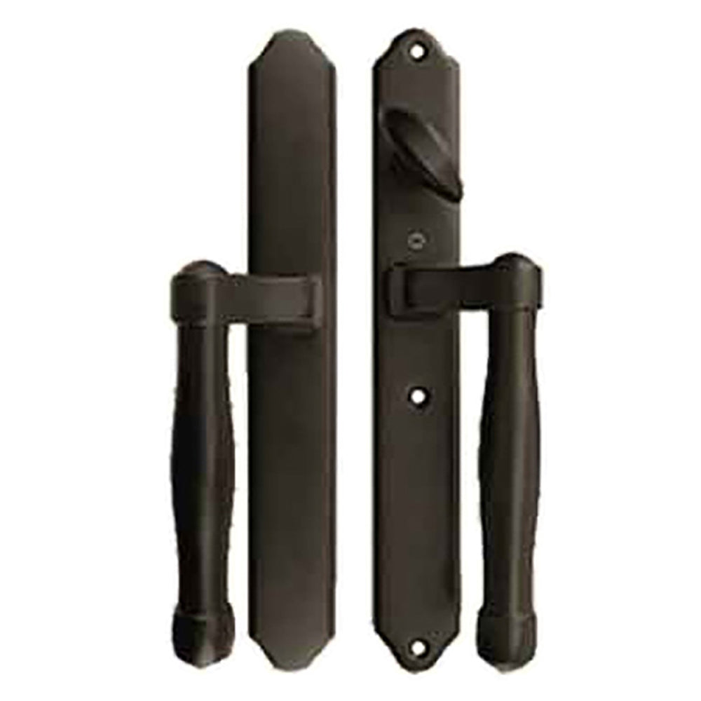 Hoppe HLS 9000 Sliding Door Handle Set – Active Non-Keyed, Rustic Umbe ...