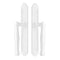 Hoppe Sliding Door Dummy Handleset – White, Non-Keyed
