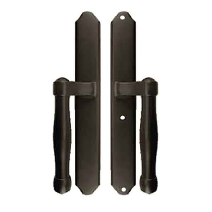 Hoppe Sliding Door Dummy Handle Set – Rustic Umber