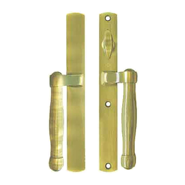 Hoppe Sliding Door Handleset Trim – Non-Keyed Active, Polished Brass