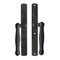 Hoppe Sliding Door Handleset Trim – Non-Keyed, Matte Black