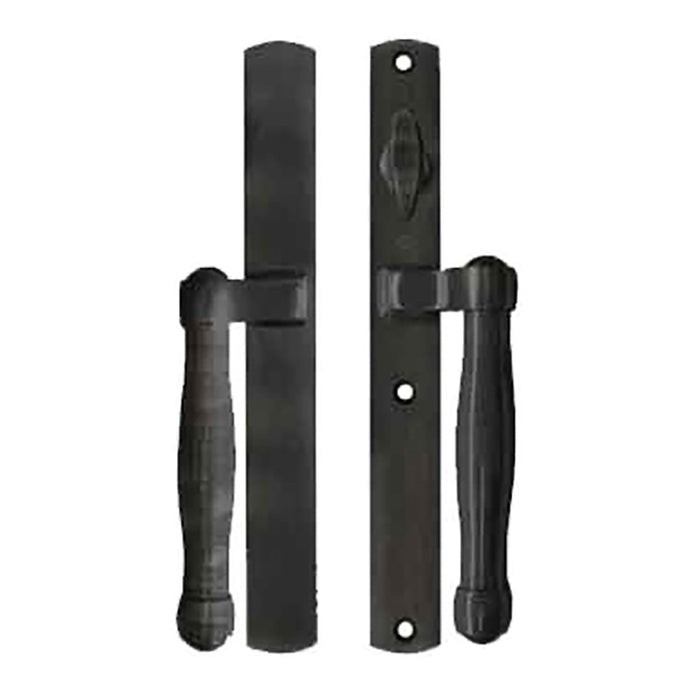 Hoppe Sliding Door Handleset Trim – Non-Keyed, Matte Black
