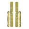 Hoppe Sliding Door Dummy Handleset – 2-Hook, Resista Brass