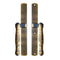 Hoppe Sliding Door Dummy Handleset – Antique Brass, Non-Keyed