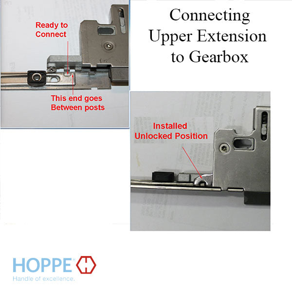 Hoppe Multipoint Lock Replacement Kit – 35mm Backset, 92mm PZ, 16mm Faceplate