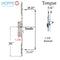 Hoppe Multipoint Lock Replacement Kit – 35mm Backset, 92mm PZ, 16mm Faceplate
