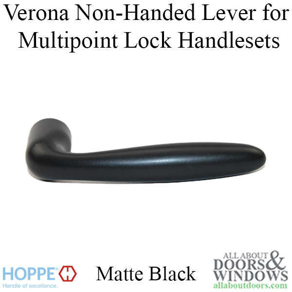 Hoppe Verona M151 Lever Handle – Matte Black